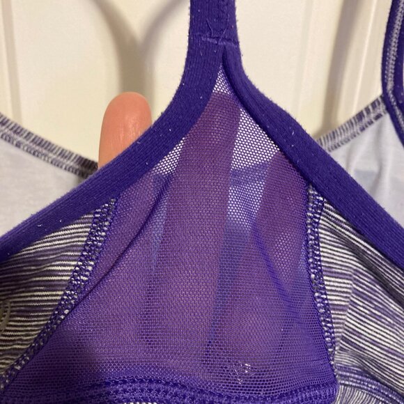 #181 Women's Lululemon Workout Yoga Bra Top, Purple, Size 6 - Picture 4 of 5